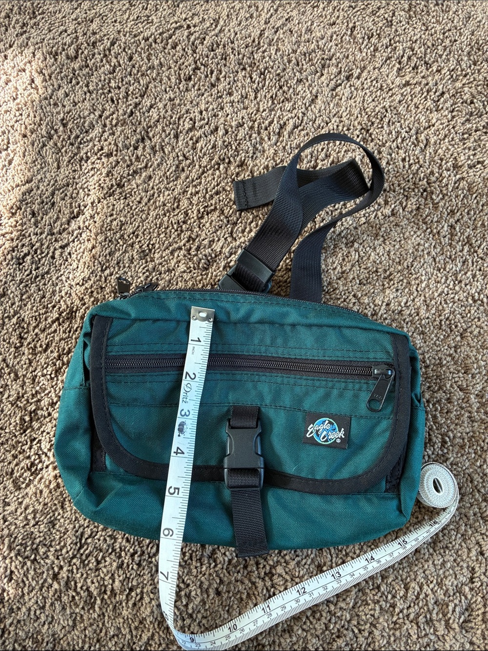 Eagle Creek Travel Fanny Pack Waist Bag Green - Picture 8 of 10